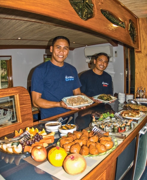 Live-Aboard Meals, Palau, Micronesia