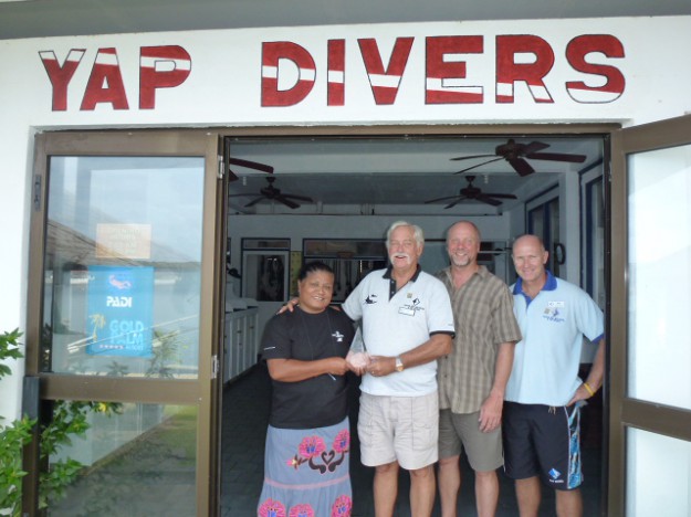 Yap Divers 25th Anniversary of PADI membership