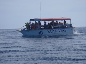 Yap Divers flagship dive boat, Popou