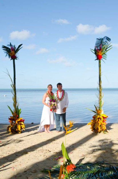 Yap Wedding with Manta Ray Bay Resort